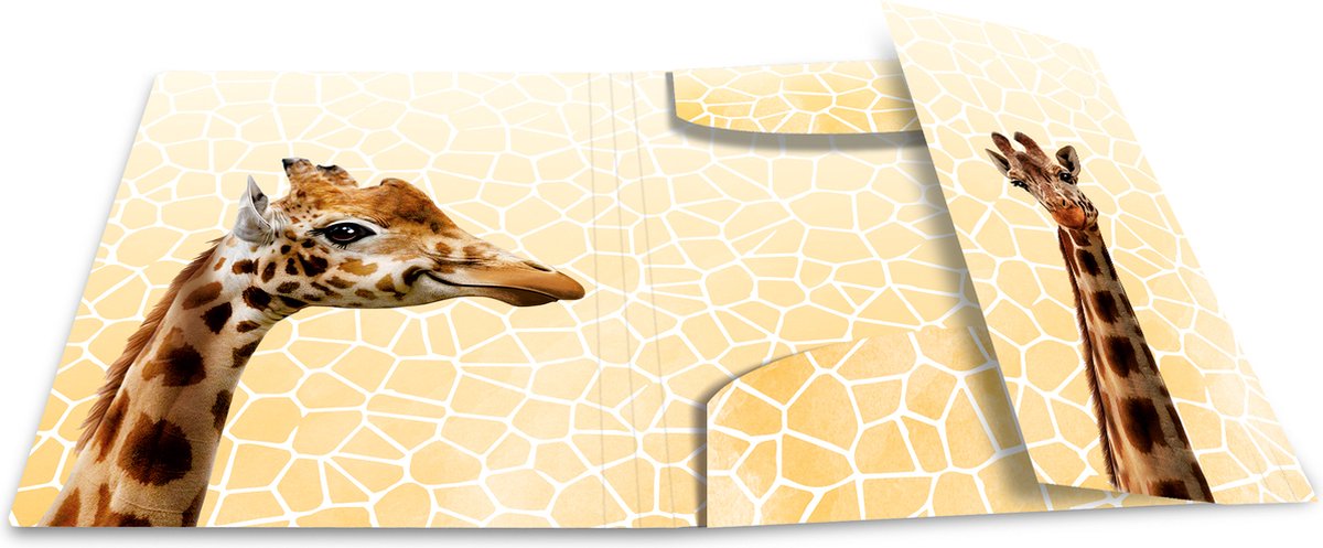 Elastomappen A4 PP Giraffenvriendjes