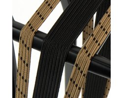 Triobinder Widek Eye 24/12mm met Zwarte stalen platen - chinin/Zwart