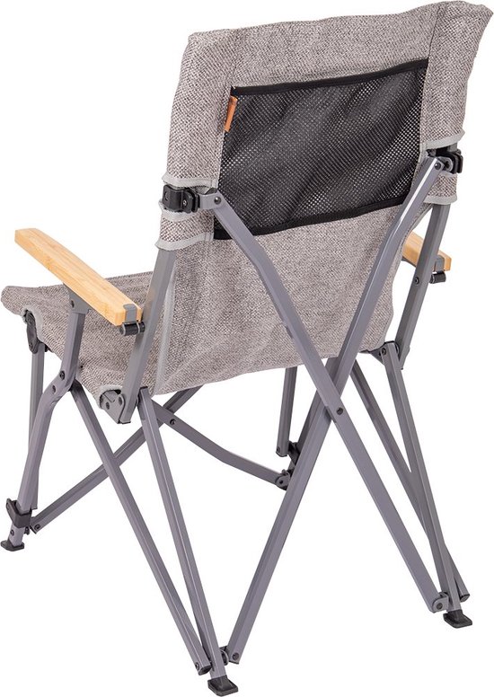 Bo-Camp - Urban Outdoor - Vouwstoel - Chelsea - Grijs van Bo-Camp — afbeelding 2