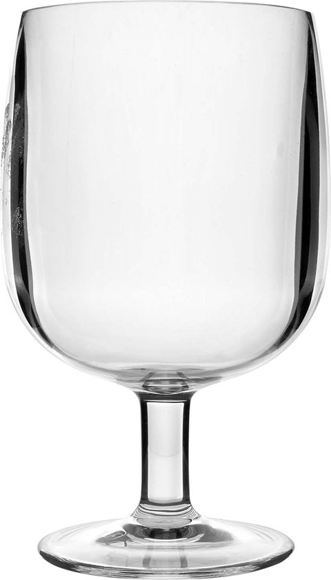 Bo-Camp Wijnglas - Campingglas - Kunststof - Nestbaar - 4 stuks - 250 ml