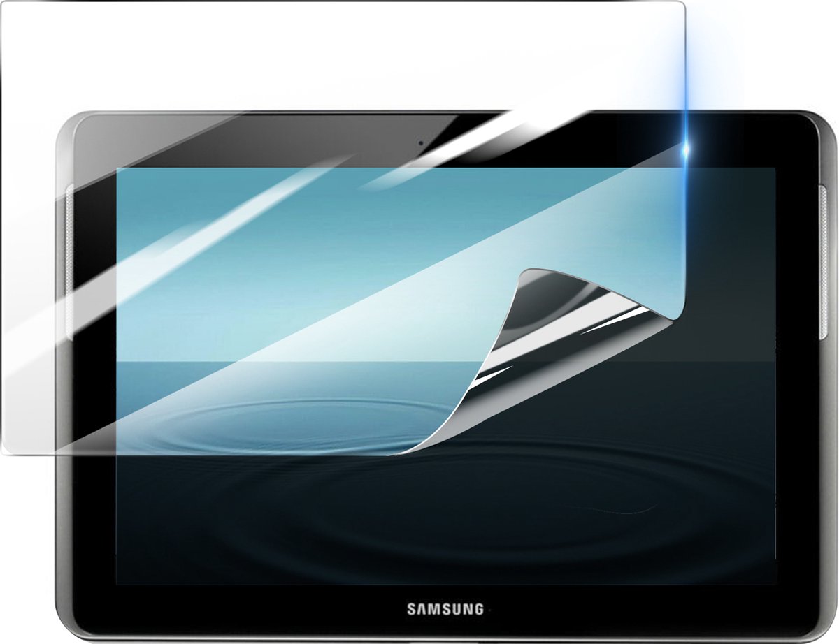3mk, Geschikt voor Samsung Galaxy Tab 2 10.1 P5100, Schokbestendige Hydrogel Screenprotector, Transparant