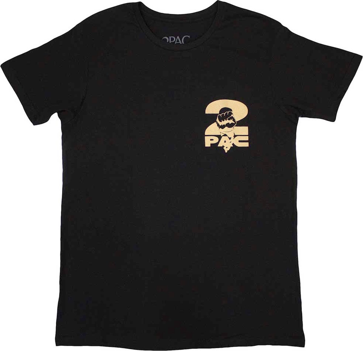 Tupac - Platinum Heren T-shirt - L - Zwart