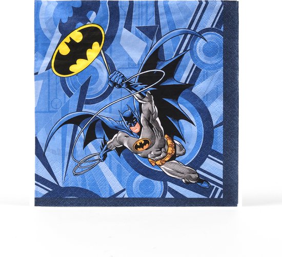 Vegaoo - 20 Batman papieren servetten 33 x 33 cm