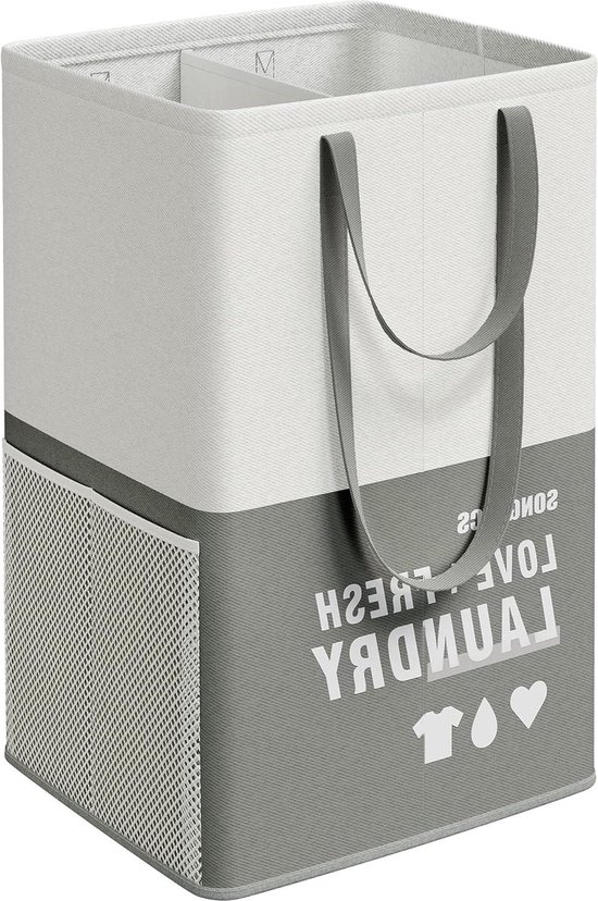 Maliton Wasmand, opbergmanden voor kleding, beddengoed, 50 x 35 cm