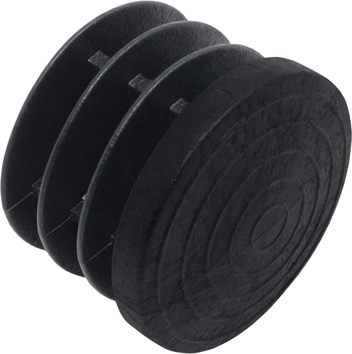 Lamellenstop zwart Ø 32 mm - 100 stuks