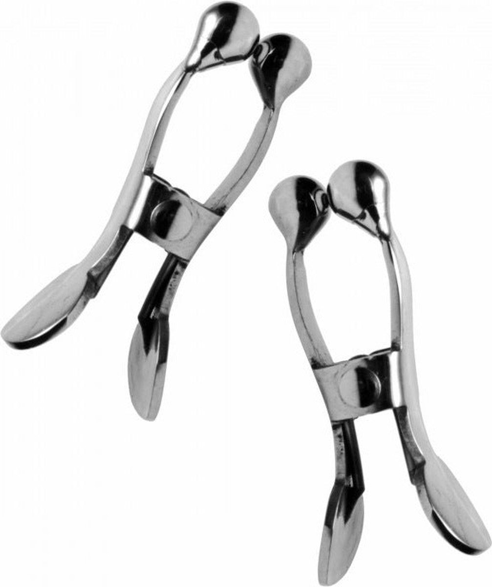 Goedkoopste Black Label - Pincher Balls - RVS Tepelklemmen