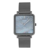 OOZOO Timepieces - Titanium horloge met titanium metalen mesh armband - C9849