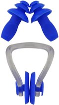 Jumada - Neusclip voor zwemmen + gratis oordoppen - blauw