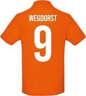 Oranje polo - Wegdorst - Koningsdag - EK - WK - Voetbal - Sport - Unisex - Maat XS