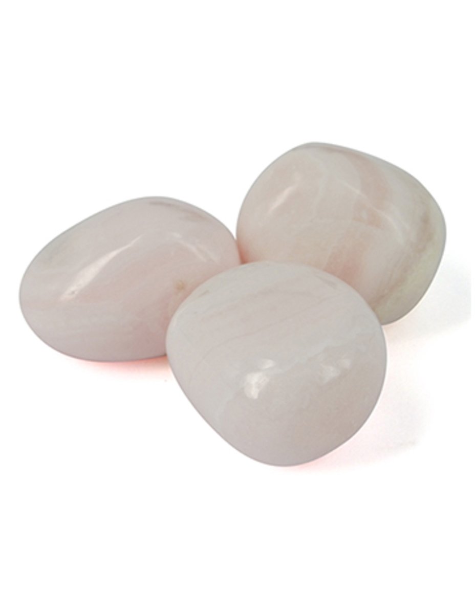 Ruben Robijn Calciet mangano A trommelstenen 250 gr. (mt3) Roze