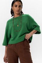 Sissy-Boy - Groene sweater met korte mouwen