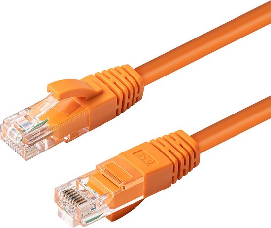 Câble réseau Microconnect UTP6002O 0,2 m Cat6 U / UTP (UTP) Orange