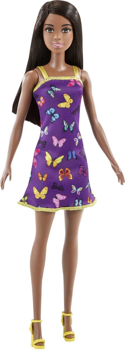 Barbie Pop Modepop Paarse Jurk Vlinders Barbie-accessoires. — afbeelding 3
