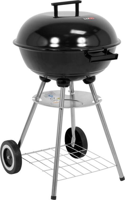 Houtskoolbarbecue met Deksel en Wielen - Ø 41 cm Grillrooster - Inclusief Waterdichte Hoes — afbeelding 5