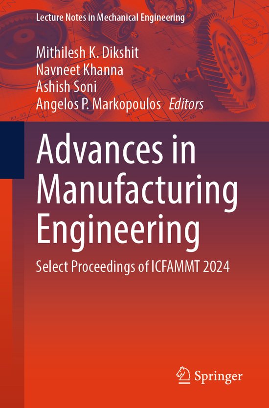 Lecture Notes in Mechanical Engineering- Advances in Manufac ... - cover