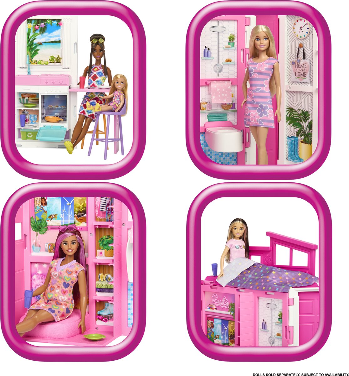Barbie 65 jaar Vakantiehuis - Barbiepop - Poppenhuis — afbeelding 8