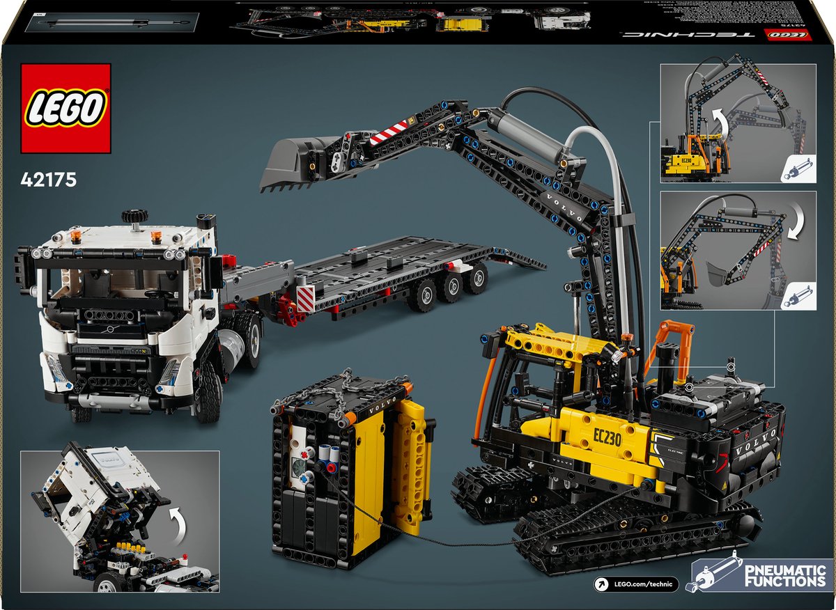 LEGO Technic Volvo FMX truck & EC230 elektrische graafmachine 42175 — afbeelding 18