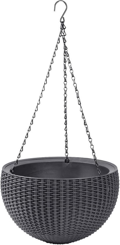 Sphère suspendue 3 chaînes 86 litres de graphite - Opbergbox Keter