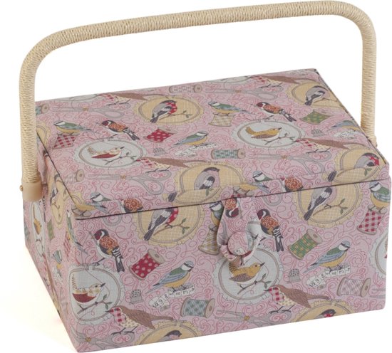 Hobby Gift Exclusieve grote naaidoos met twee deksels,... Hobby Gift Exclusieve grote naaidoos met twee deksels