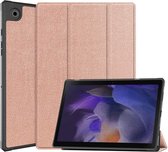 iMoshion Tablet Hoes Geschikt voor Samsung Galaxy Tab A8 (2021/2022) - iMoshion Trifold Bookcase - Rosé goud