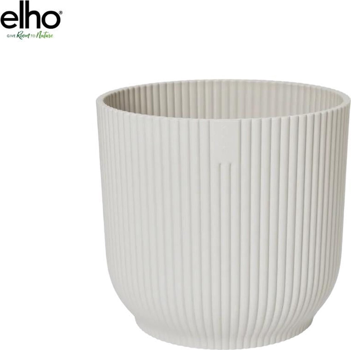 Elho Pot Vibes Fold Round wit including wheels D35 x H33