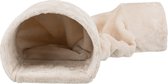 Trixie speeltunnel konijn / cavia pluche beige 80x27x21 cm