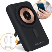 Bol.com R2B® Powerbank 10000 mAh geschikt voor iPhone 12/13/14/15 en Magsafe - USB-C output - 2 tot 4 keer opladen - Draadloos o... aanbieding