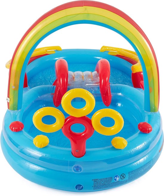 Foto: Rainbow ring waterspeelset 297cm x 193cm x 135cm opblaasbaar waterpark