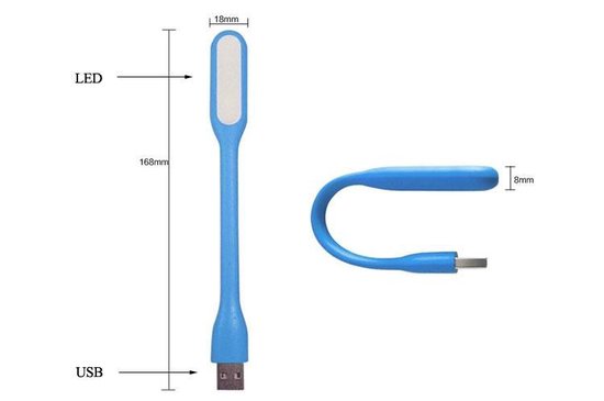 USB LED Lamp Flexibel Willekeurige kleur van Mrocioa — afbeelding 2