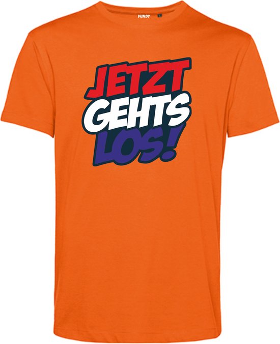 T-shirt Jetzt Geht Los RWB | EK 2024 Holland |Oranje Shirt| Koningsdag kleding | Oranje | maat XL