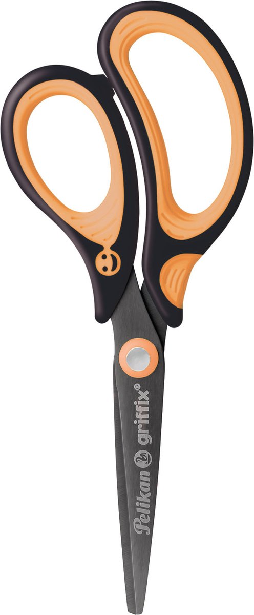 Pelikan Griffix Universeel Rechte knip Zwart, Oranje