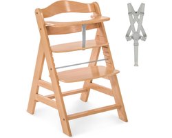 Eetstoel Baby 6 Maanden en Ouder - Babystoel voor aan Tafel - Baby Stoeltje Zitten voor Thuis - Hout