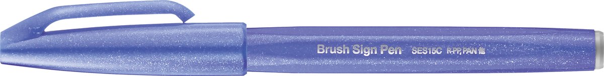 Pentel Brush sign pen - blauw violet