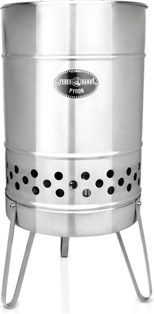Bol.com Feuerhand Vuurton Pyron - Zilver - 44.5x44.5x74cm - Modern aanbieding