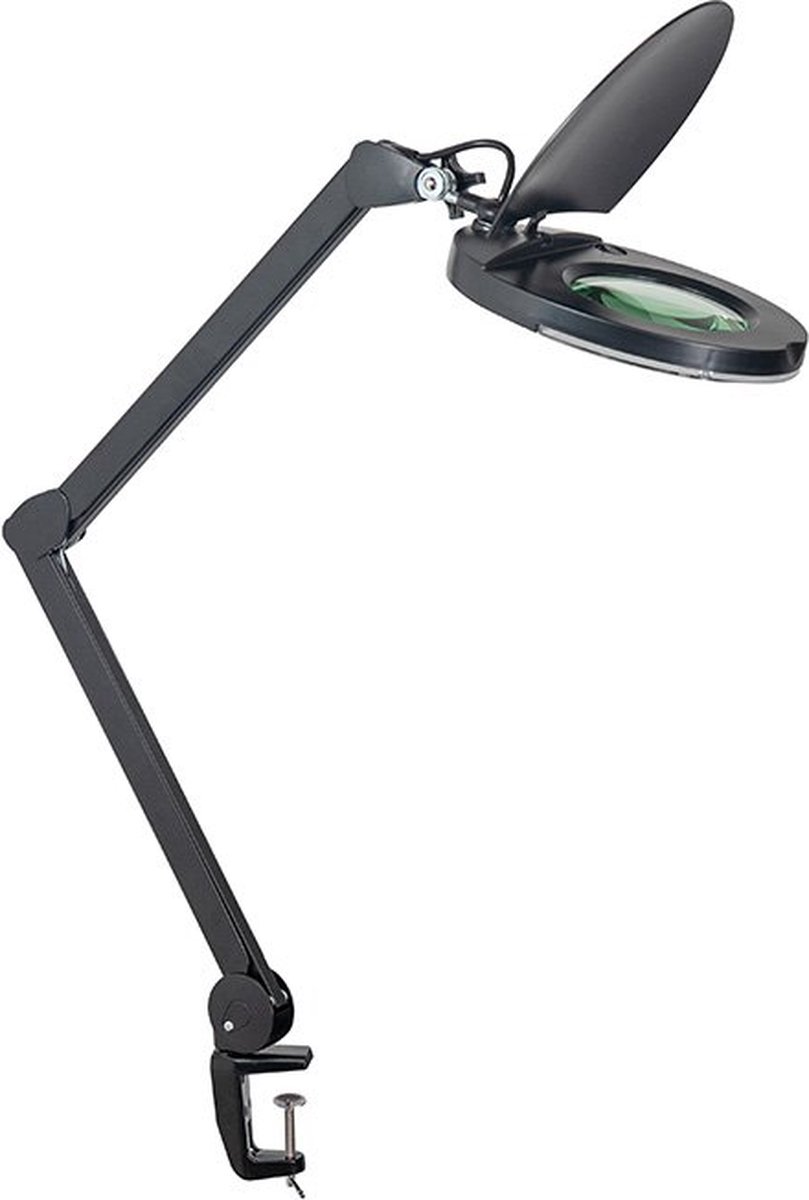 Highlight Moderne Wandlamp Loeplamp 1 Lichtpunt Rond Zwart Aluminium Woonkamer