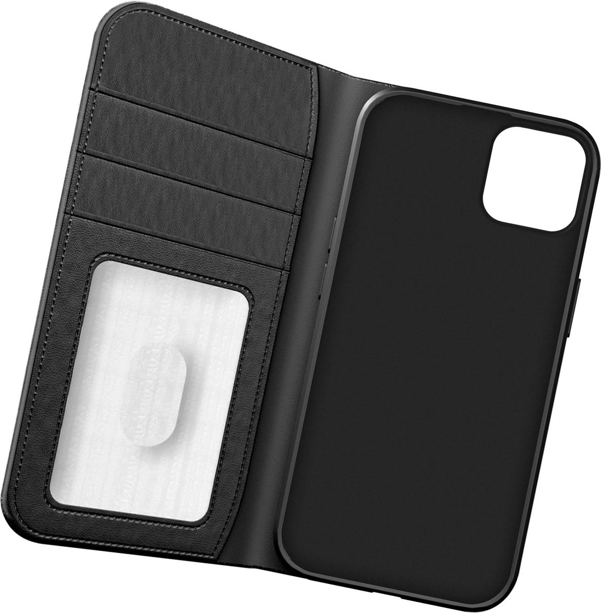 Cygnett, Foliohoes Geschikt voor iPhone 15 Plus Urban Portemonnee, Zwart