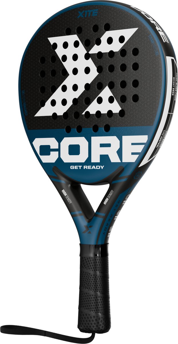 XQMax Padel Racket Carbon Wit (B-Keuze) - met 3 Padel Ballen