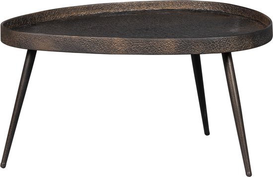 BePureHome Tables d'appoint Brut - Zinc - Bronze Antique - 39x71x52