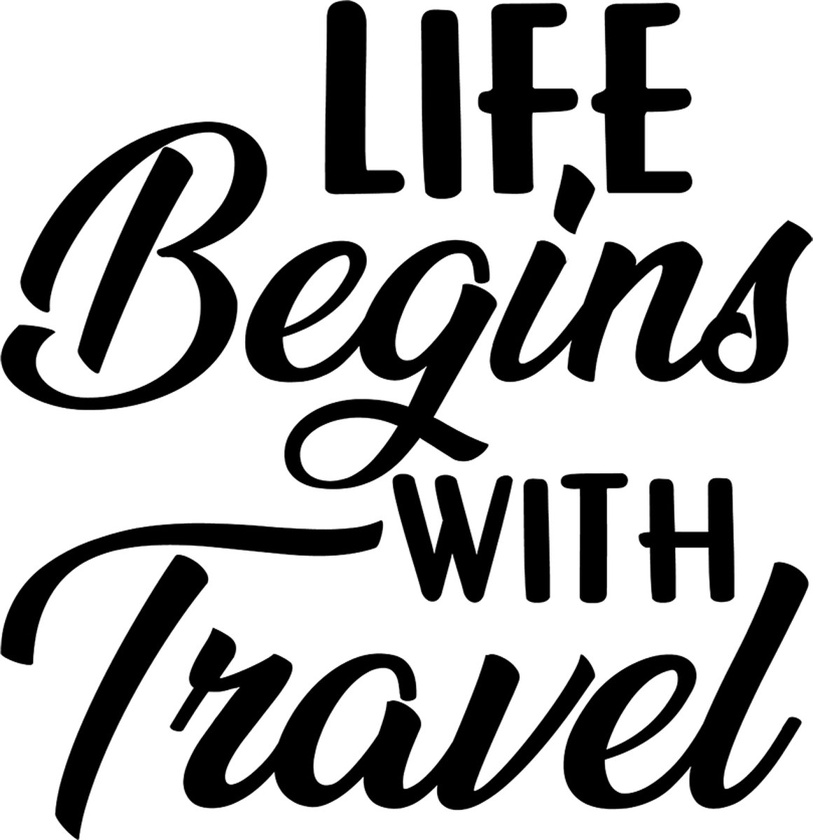 Motor sticker - Life begins