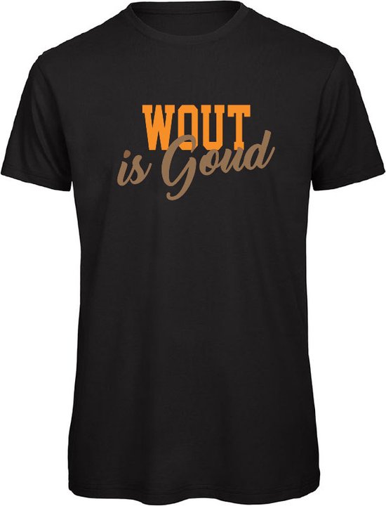 T-shirt Championnat d'Europe noir XXL - Wout is gold - soBAD. | Championnat d'Europe 2024 | Unisexe | T-shirt femme | T-shirt homme | Football