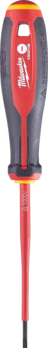 Milwaukee Tri-Lobe VDE Schroevendraaier, SL 0,5x3x100 - 4932478713