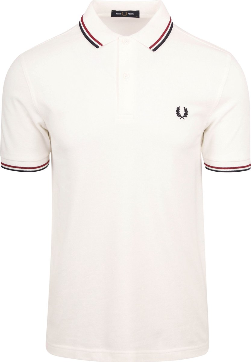 Fred Perry Polo M3600 Off T60 Slim-fit Heren Poloshirt 3XL Wit