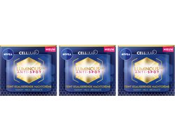 NIVEA Luminous 630 Nachtcrème Anti-Spot - 3 x 50 ml - Voordeelverpakking