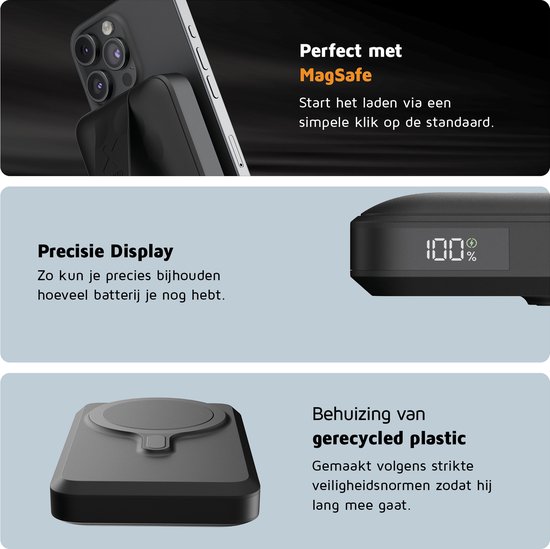 Batterie externe magnétique sans fil G-SC pour IPhone - charge rapide