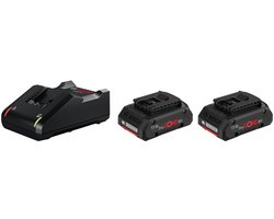 Bosch Professional 2x ProCORE18V 4.0Ah accu's + GAL 18V-40 lader