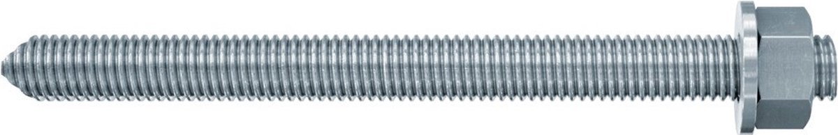Fischer 5x Ankerstang RG M 24 x 600 mm galvanisch verzinkt staalkwaliteit 5.8 - 095728