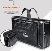 Sac de batterie pour batterie EBike et batterie LIPO - rangement à la maison ou au garage - protection pendant la charge avec poche extérieure pour accessoires