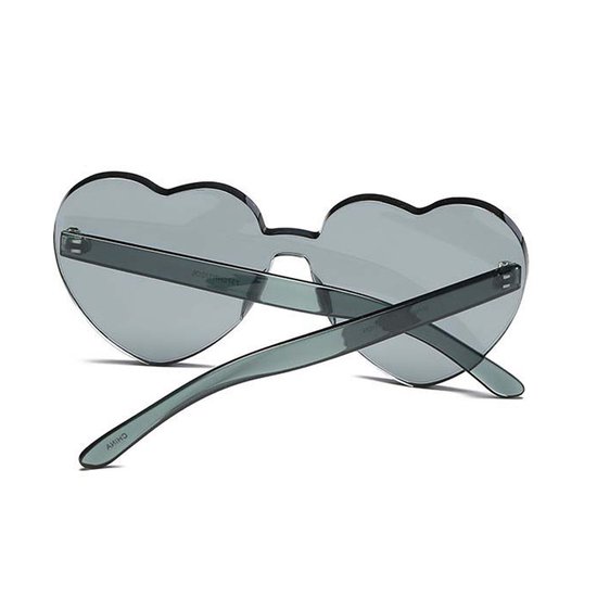 hartjes zonnebril zwart