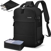 MOLNIA Grote reisrugzak, 47L Carry On rugzak, 17,3 inch laptoprugzak goedgekeurd voor vluchten, uitbreidbare zakelijke koffer, XL MOLNIA Grote reisrugzak, 47L Carry On rugzak, 17,3 inch laptoprugzak goedgekeurd voor vluchten, uitbreidbare zakelijke koffer, XL
