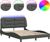 vidaXL-Bedframe-met-LED-verlichting-stof-donkergrijs-120x200-cm